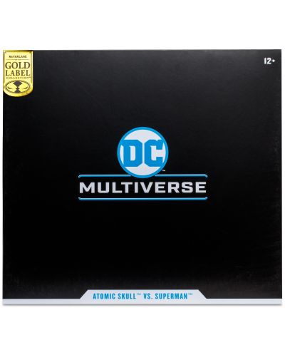 Set akcijskih figurica McFarlane DC Comics: Multiverse - Atomic Skull vs. Superman (Action Comics) (Gold Label), 18 cm - 10