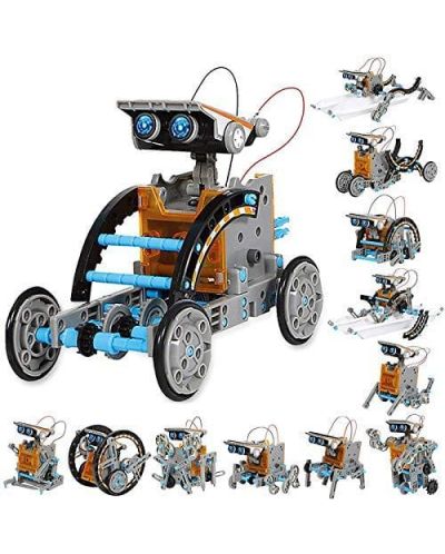 Konstruktor 12 u 1 Acool Toy - Robot sa solarnom pločom - 1
