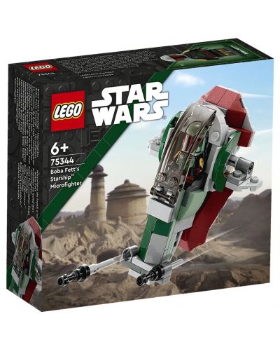 Konstruktor LEGO Star Wars - Brod Boba Fetta, Microfighter (75344) - 1