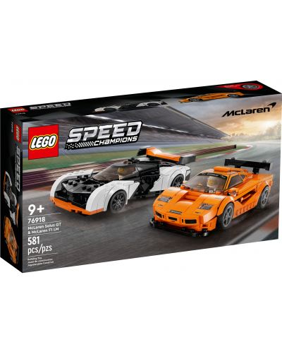 Konstruktor LEGO Speed Champions - McLaren Solus GT & McLaren F1 LM (76918) - 1