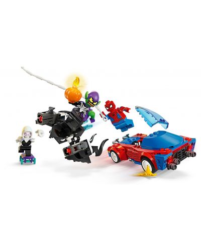 Konstruktor LEGO Marvel Super Heroes - Spider-Manov trkaći auto i Venom zeleni goblin (76279) - 3