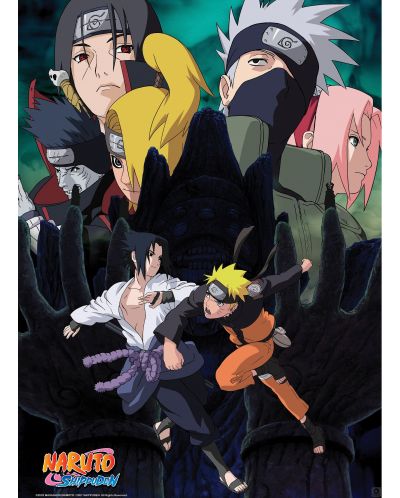 Set mini postera ABYstyle Animation: Naruto Shippuden - Ninjas - 2