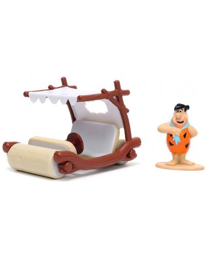 Set Jada Toys - Auto i figurica, Flintstoneovi, 1:32 - 4
