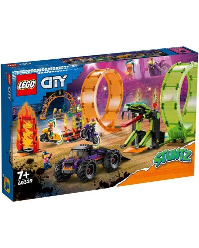 Konstruktor Lego City - Kaskadna arena s dvije petlje (60339) - 1