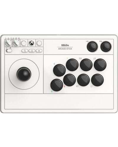 Kontroler 8BitDo - Arcade Stick, za Xbox One/Series X/PC, bijeli - 1
