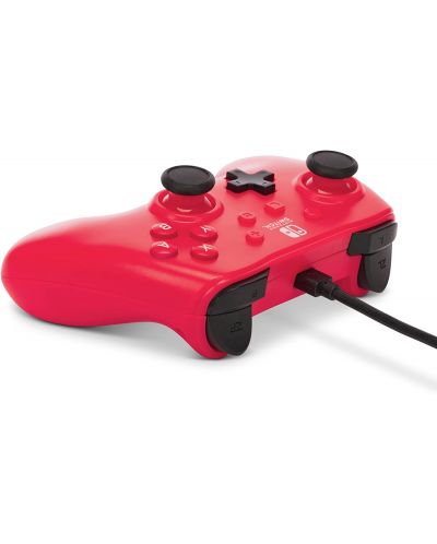 Kontroler PowerA - Enhanced, žičani, za Nintendo Switch, Raspberry Red - 5