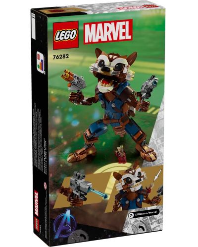 Konstruktor LEGO Marvel Super Heroes - Rocket i Baby Groot (76282) - 8