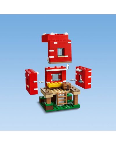 Konstruktor Lego Minecraft - Kuća gljiva (21179) - 5