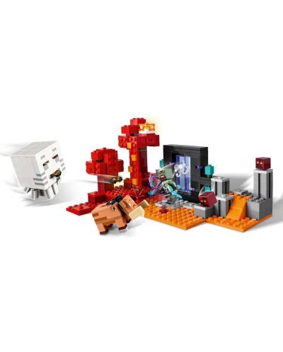 Konstruktor LEGO Minecraft - Zasjeda kod portala za pakao (21255) - 2