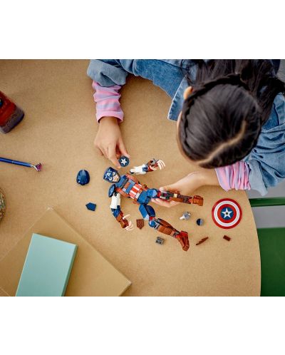 Konstruktor LEGO Marvel Super Heroes - Figura za gradnju Kapetana Amerike (76258) - 5