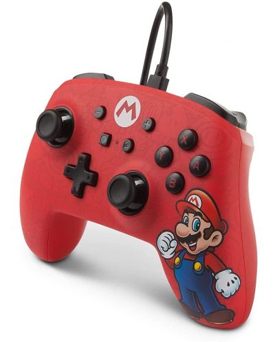 Kontroler  PowerA - Enhanced za Nintendo Switch, žičani, Mario - 4