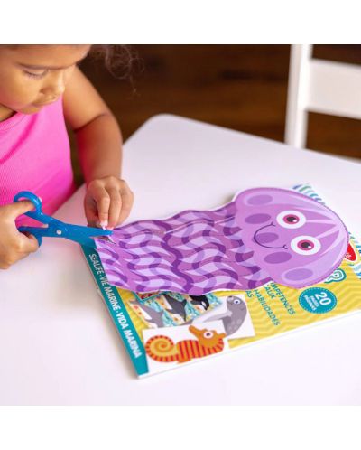 Komplet za rezanje Melissa & Doug  - Morske životinje - 6