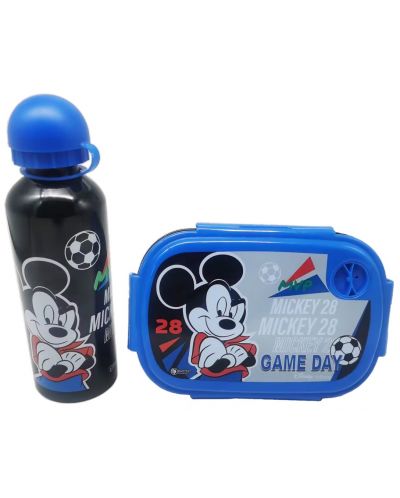 Set boca i kutija za hranu Disney - Mickey Mouse, plava - 3