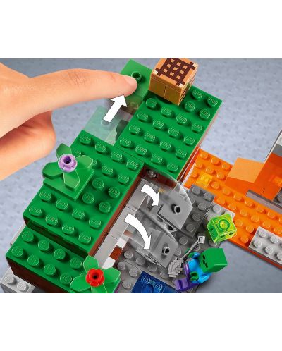 Konstruktor Lego Minecraft – Napušteni rudnik (21166) - 7