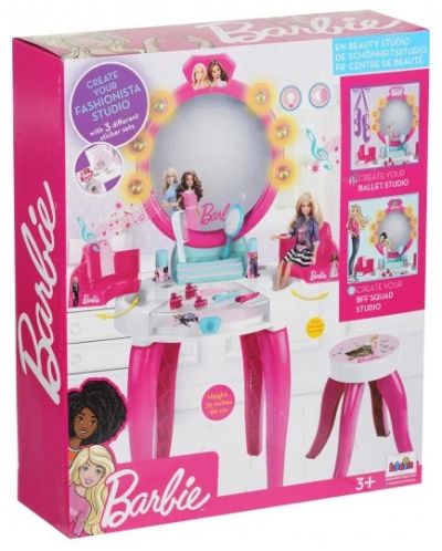 Set Klein Barbie - Beauty studio, tabure s dodacima, sa zvukovima i svjetlima - 5