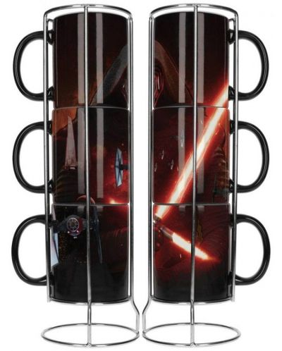 Set čaša SD Toys Movies: Star Wars - Kylo Ren, 3 kom. - 2