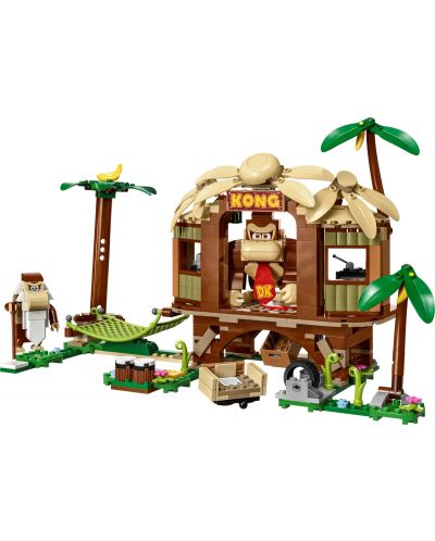 Konstruktor dodatak LEGO Super Mario - Donkey Kongova kuća na drvetu (71424) - 2