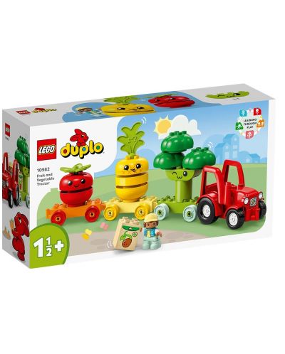 Konstruktor LEGO Duplo - Traktor za voće i povrće (10982) - 1