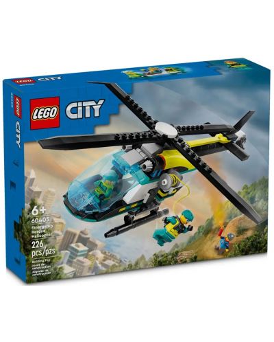 Konstrukcijski set LEGO City - Spasilački helikopter hitne pomoći (60405) - 1