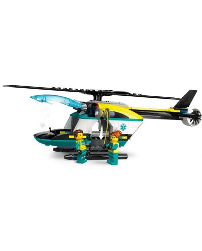 Konstrukcijski set LEGO City - Spasilački helikopter hitne pomoći (60405) - 6
