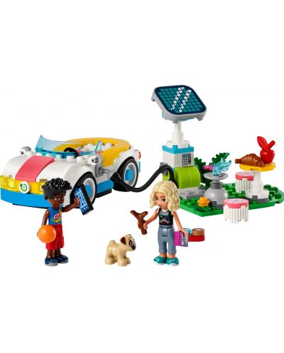 Konstruktor LEGO Friends - Električni auto i punjač (42609) - 2