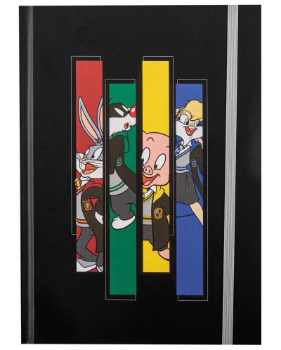 Set bilježnica s kemijskom olovkom CineReplicas: Looney Tunes - Looney Tunes at Hogwarts (WB 100th) - 2