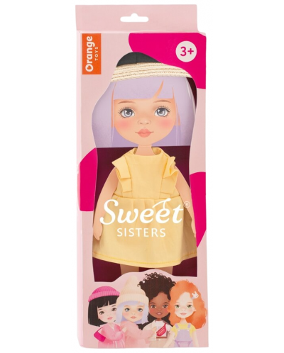 Set odjeće za lutke Orange Toys Sweet Sisters - Žuta haljina - 1