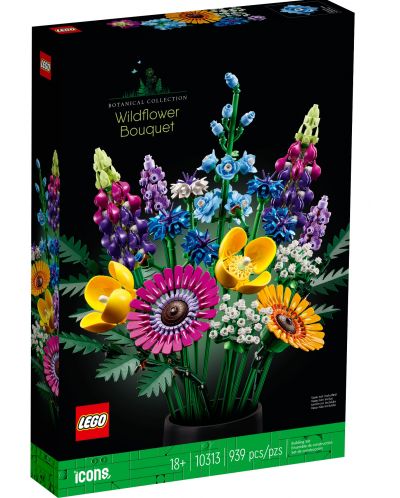 Konstruktor LEGO Icons - Buket poljskog cvijeća (10313) - 1