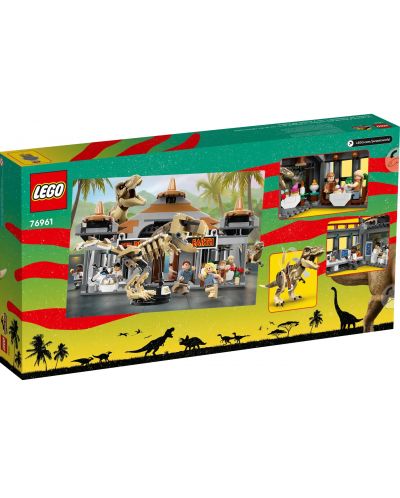 Konstruktor LEGO Jurassic World - Centar za posjetitelje s Rexom i Raptorom (76961) - 2