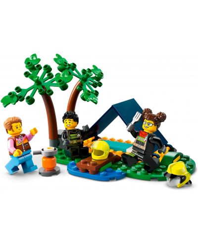 Konstruktor LEGO City - Vatrogasno vozilo 4 x 4 sa čamcem za spašavanje (60412) - 3