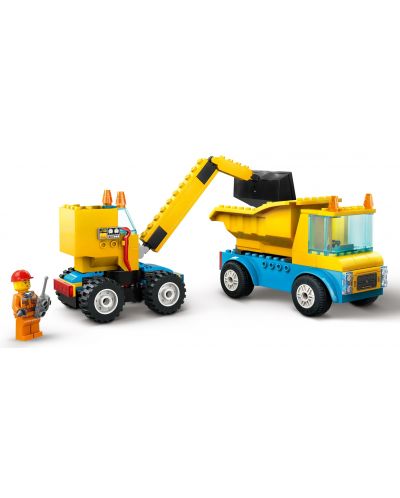 Konstruktor LEGO City - Gradilište s kamionima (60391) - 4