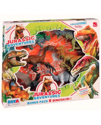 Komplet figura RS Toys - Dinosauri, 6 komada - 1