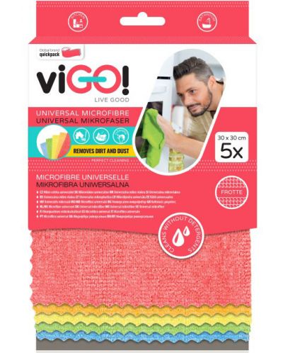Set od 5 ručnika od mikrofibre viGО! - Premium, univerzalni - 1