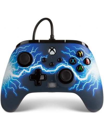 Kontroler PowerA - Enhanced, žičani, za Xbox One/Series X/S, Arc Lightning - 1
