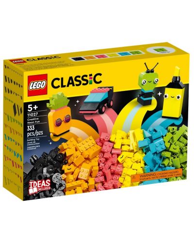 Konstruktor LEGO Classic - Kreativna zabava s neonom (11027) - 1