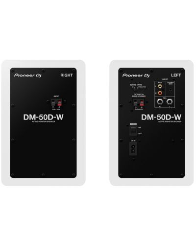 Zvučnici Pioneer DJ - DM-50D-WH, 2 komada, bijelo/crni - 3