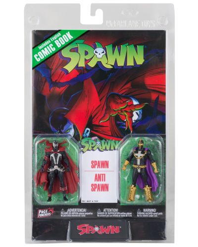 Set akcijskih figurica McFarlane Comics: Spawn - Spawn & Anti-Spawn (Spawn #1), 8 cm - 11
