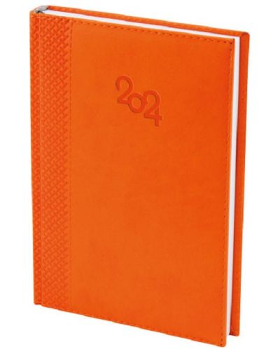 Set kalendar-dnevnik Spree - Narančasti, s olovkom Parker Royal Jotter Originals 80s, crvena - 2
