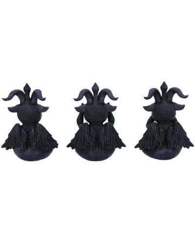 Set kipića Nemesis Now Adult: Cult Cuties - Three Wise Baphoboo, 13 cm - 3