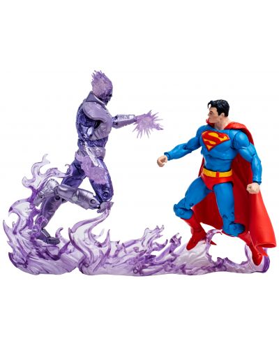 Set akcijskih figurica McFarlane DC Comics: Multiverse - Atomic Skull vs. Superman (Action Comics) (Gold Label), 18 cm - 1