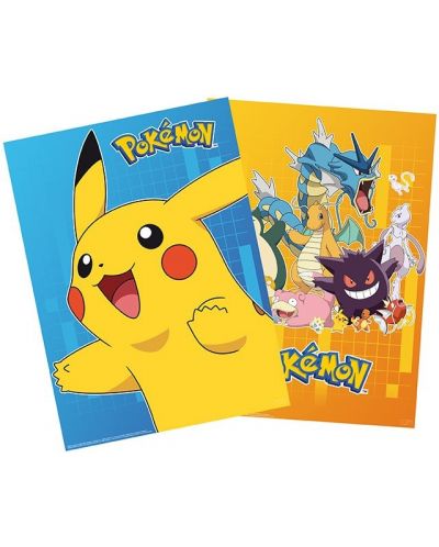 Komplet mini plakata ABYstyle Games: Pokemon - Characters - 1