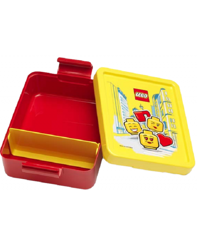 Set boca i kutija za hranu Lego - Iconic Classic, crvena, žuta - 4
