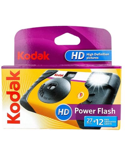Kompaktni fotoaparat Kodak - Power Flash 27+12, žuti - 2