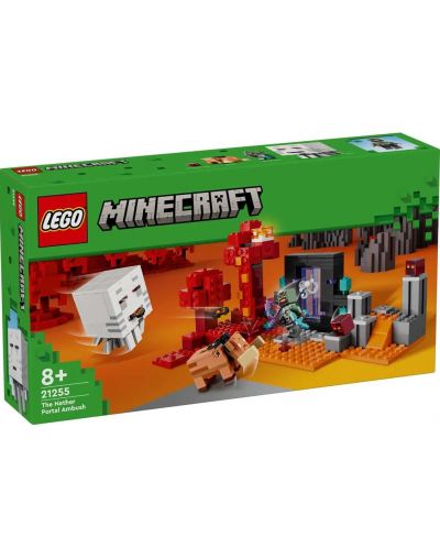 Konstruktor LEGO Minecraft - Zasjeda kod portala za pakao (21255) - 1