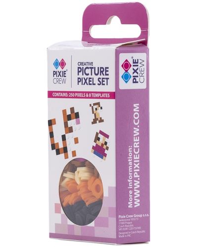Set silikonskih piksela u boji Pixie Crew - Pink, 250 komada - 1