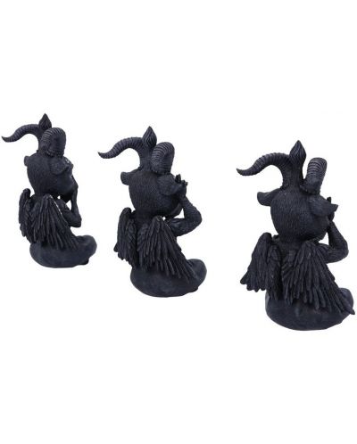 Set kipića Nemesis Now Adult: Cult Cuties - Three Wise Baphoboo, 13 cm - 4