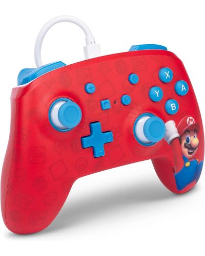 Kontroler PowerA - Enhanced, žični, za Nintendo Switch, Woo-hoo! Mario - 2