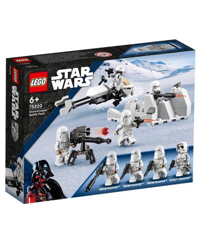 Konstruktor Lego Star Wars - Snowtrooper, borbeni paket (75320) - 1