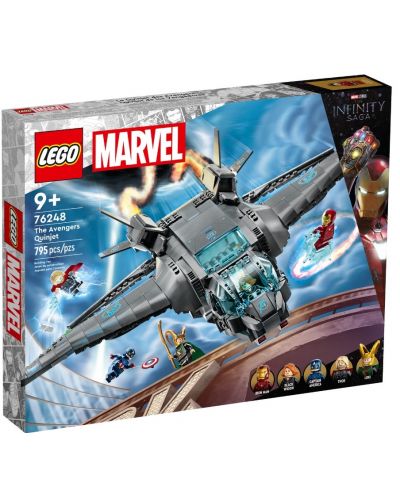 Konstruktor LEGO Marvel Super Heroes - The Avengers Quinjet (76248) - 1