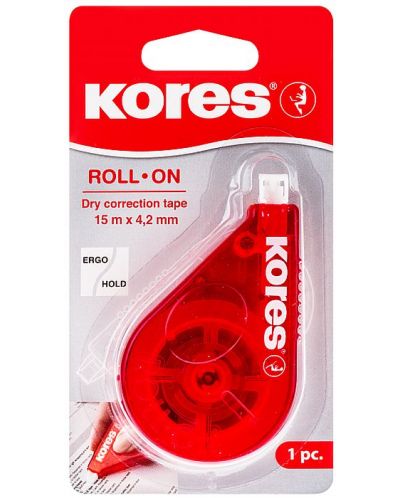 Traka za korekciju Kores - Roll On, 4.2 mm x 15 m, crvena - 2